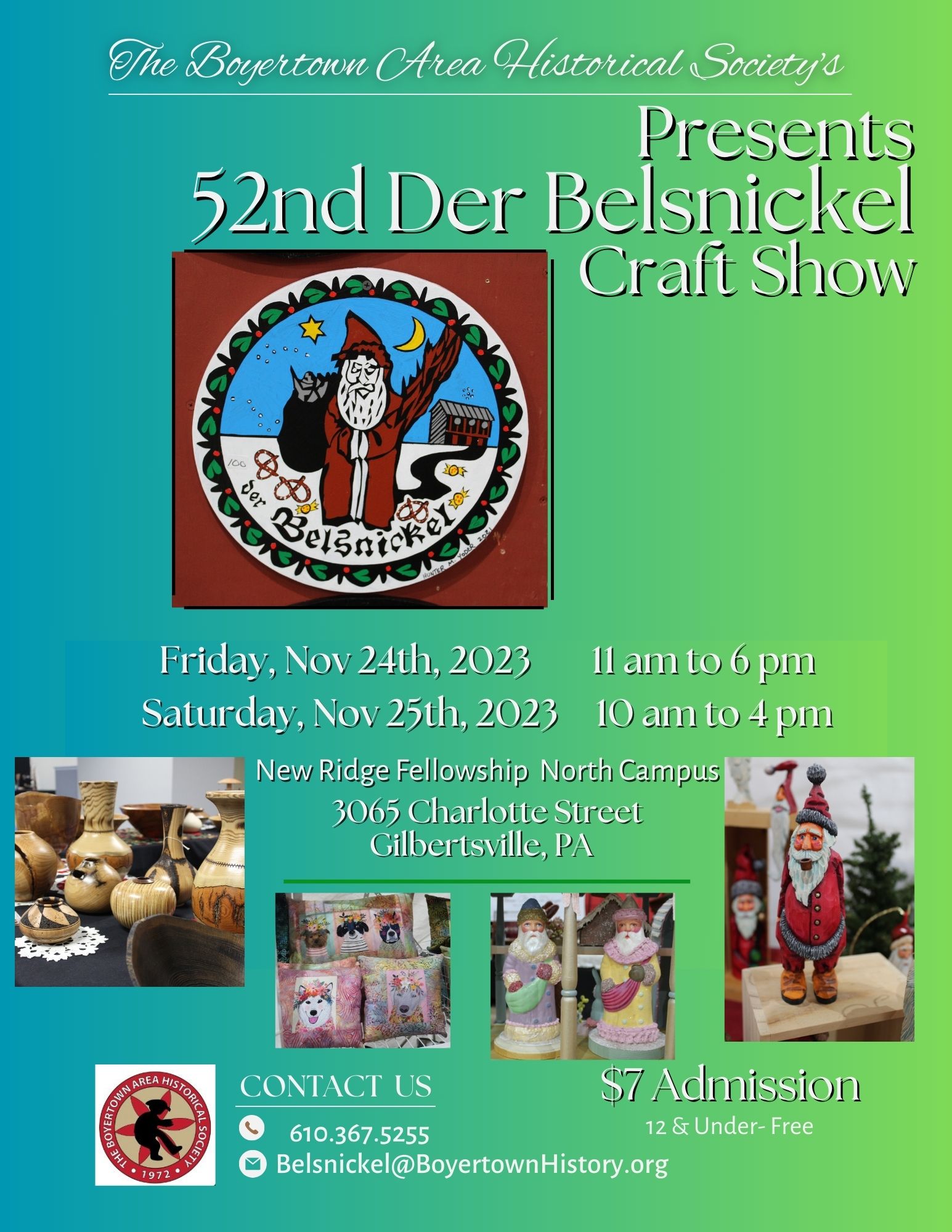 Belsnickel Craft Show Boyertown Area Historical Society